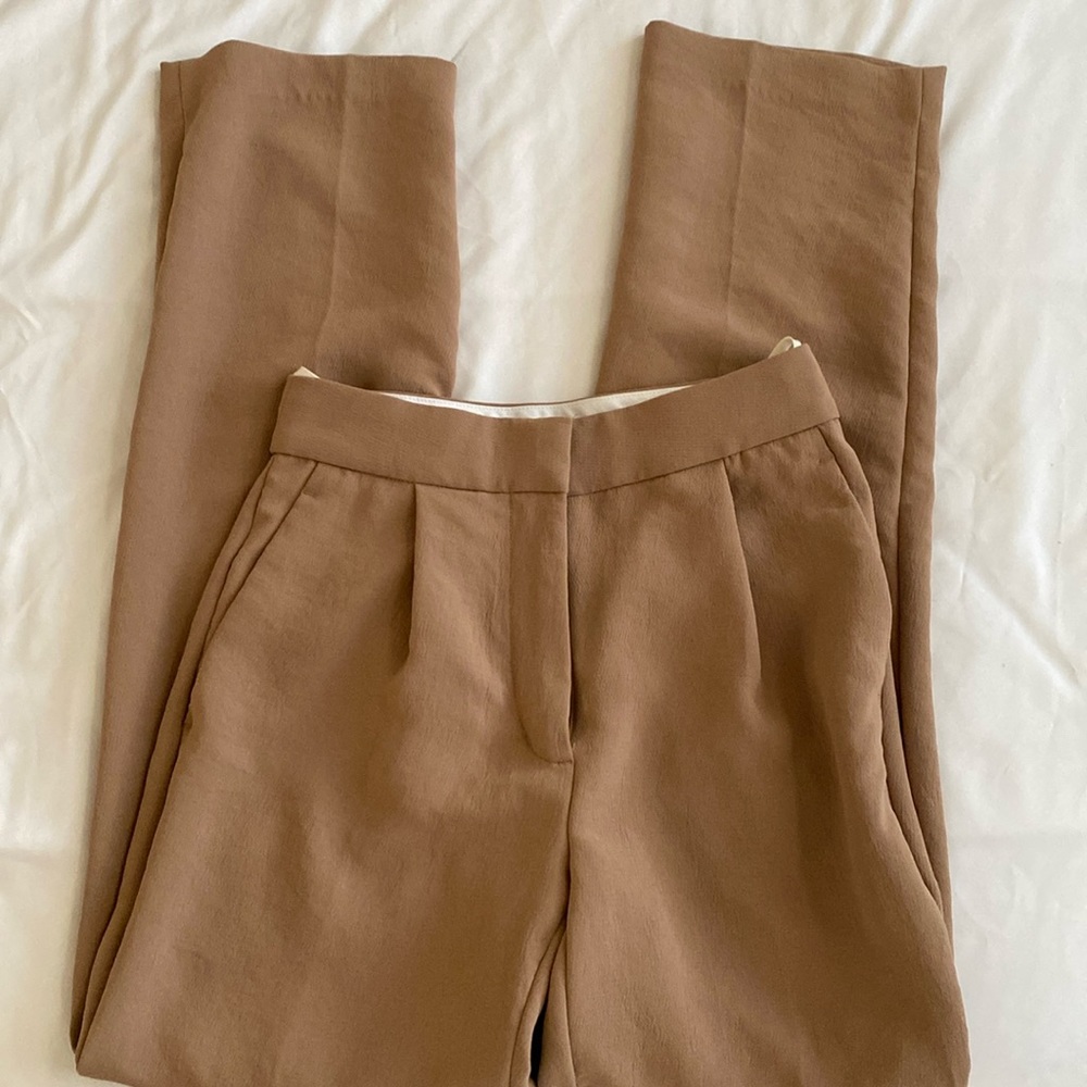 Aritzia Tan Trousers